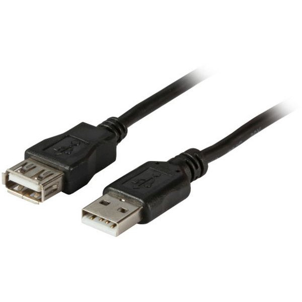 E F B K5248.1,8V2 USB2.0 Verlängerung 1,8m gr A-A St/Bu