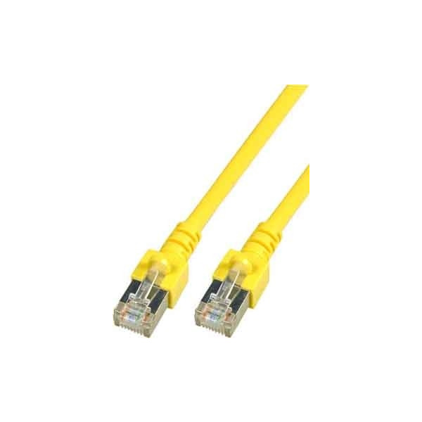 E F B EC5000 5m gelb SF/UTP Patchkabel Cat.5e 2xRJ45 mit SF/UTP 5 Stück