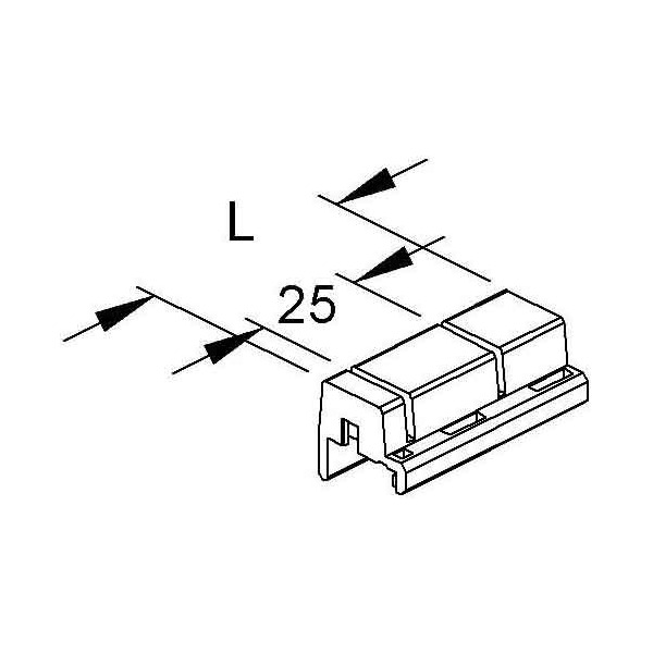 Niedax GKH 50 W Profilhalteklammer