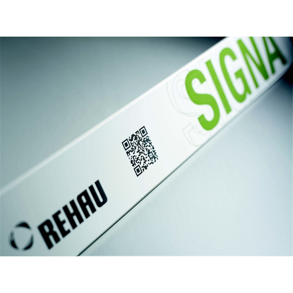 Rehau BRK 700802 cws SIGNA BASE Oberteil 80 RAL9001 2 Meter