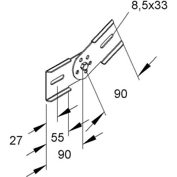 Niedax KGV 60 F Gelenkverbinder