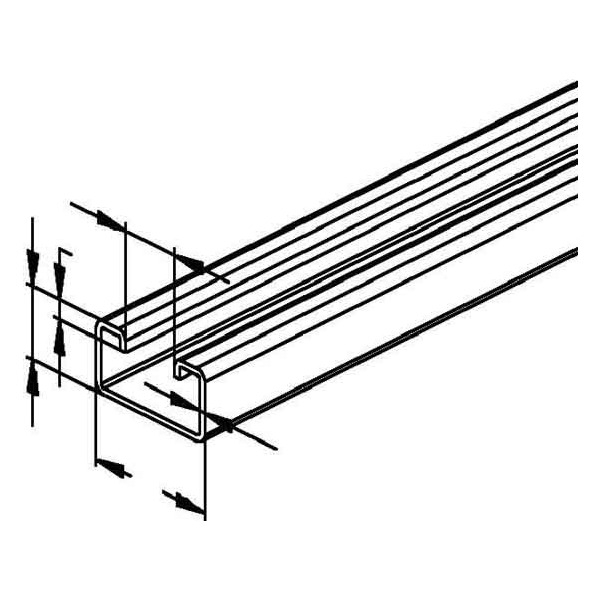 Niedax 2986/2 SL Ankerschiene 2 Meter