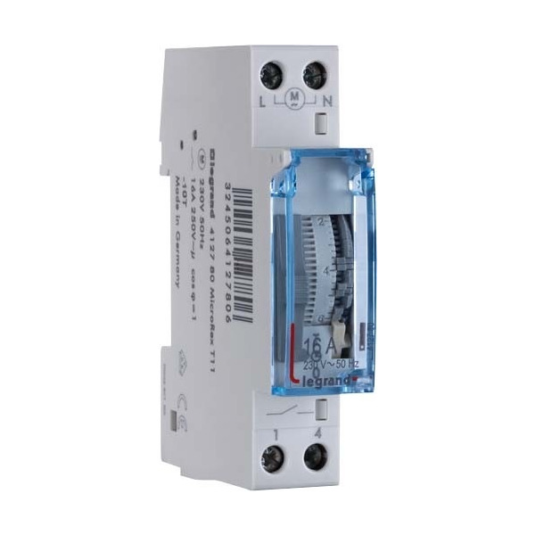 Legrand MicroRexT11/412780 Tagesschaltuhr sync. 230V 50Hz