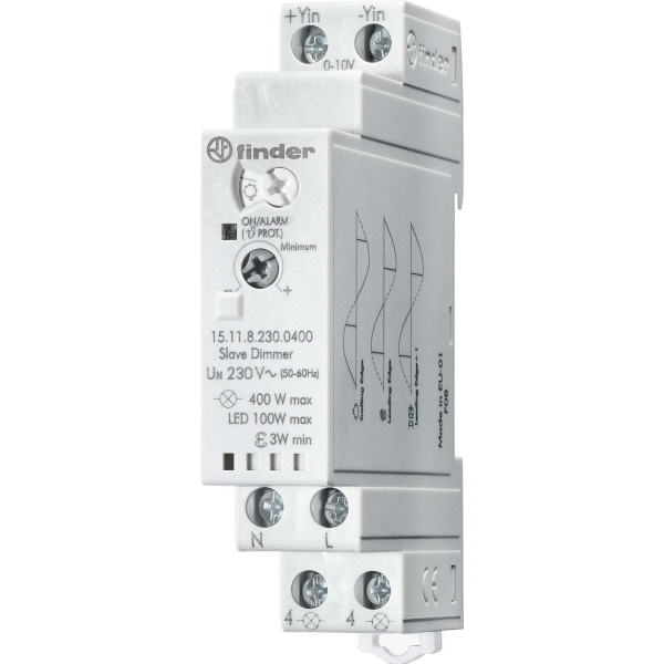 Finder 15.11.8.230.0400 Dimmer elektronisch 230V AC 400W Slave