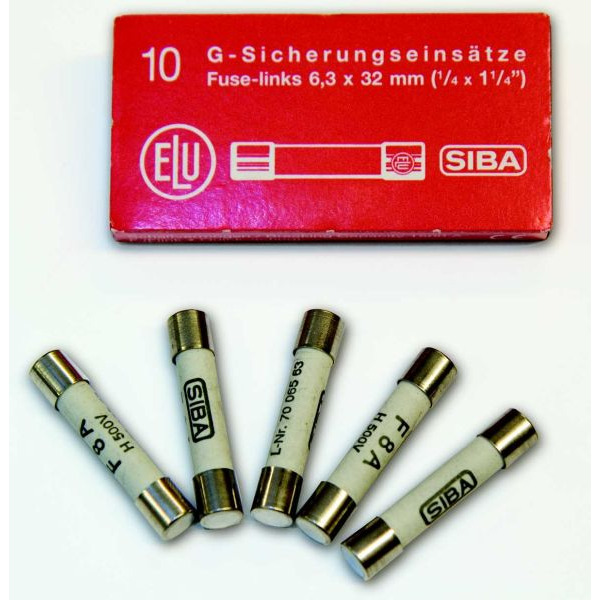 Siba 189140.2,5 Sicherung 6,3x32mm T 2,5A 500V 100 Stück