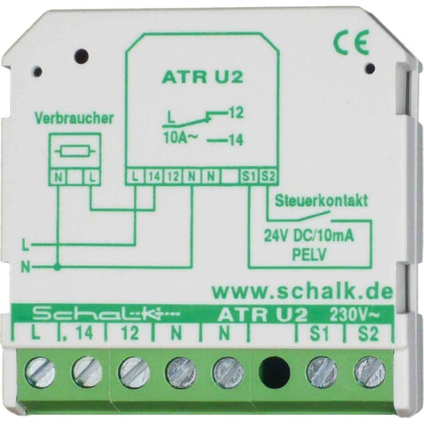 Schalk ATR U2 Trennrelais aktives 1W,230V AV/24VDC PLEV