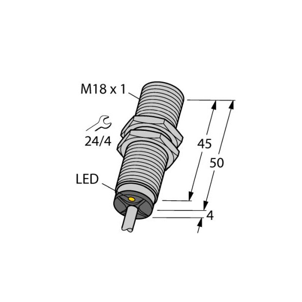 Turck BI8-M18-AP6X Sensor induktiv