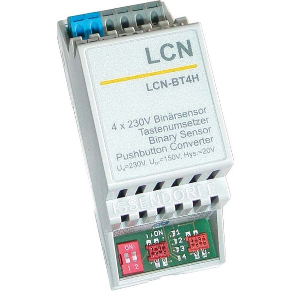 Issendorff LCN - BT4H Tasten-/Binärsensor 4-für 230V für Hutschi.
