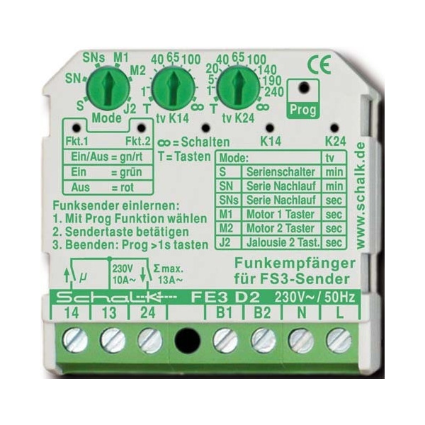 Schalk FE3 D2 Funk-Empfängerschalter