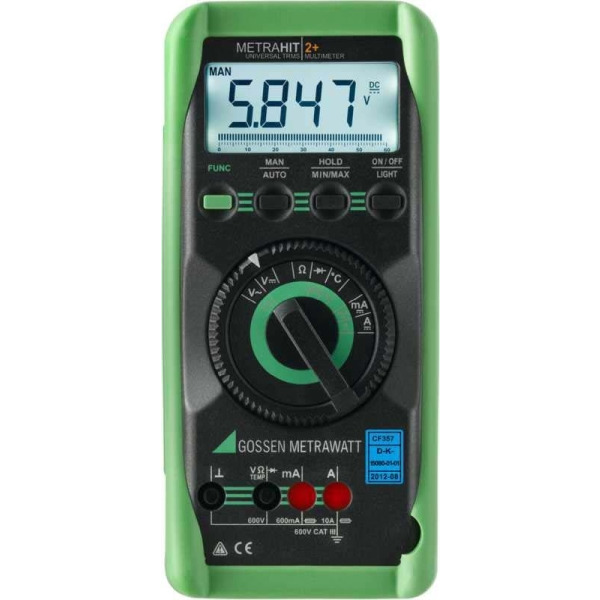 Gossen Metrawatt METRAHIT 2+ T RMS Multimeter mit 6000 Digits