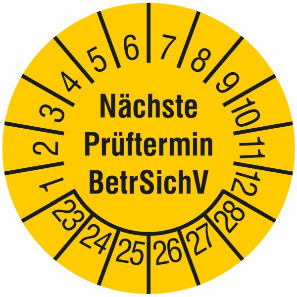 Cimco 182636 0 Prüfplakette Nächster Prüftermin 24 Stück0
