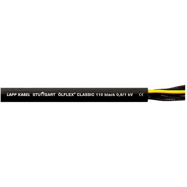 Lapp Kabel 1120309 Ölflex Classic 110 Black 0,6/1kV 4G1,5 Meterware