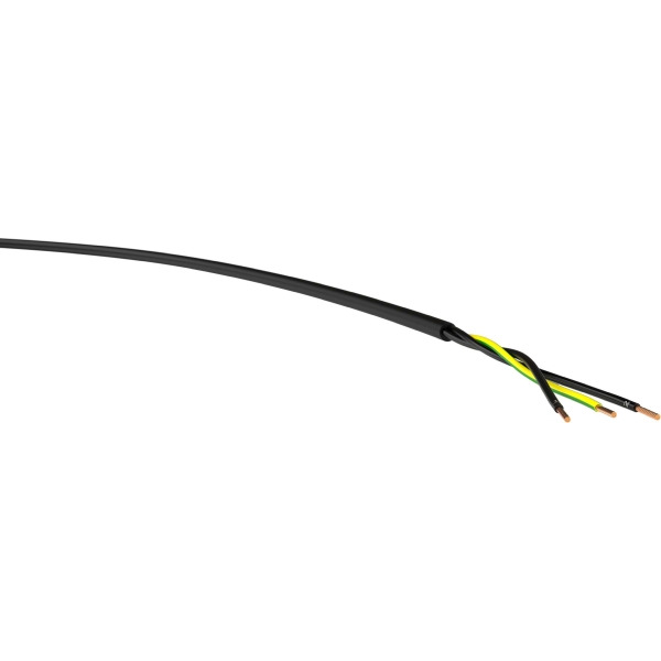 Steuerltg.0,6/1kV schwarz YSLY-JZ 3x0,75 schwarz Meterware