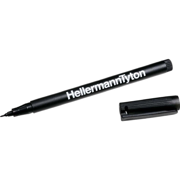 HellermannTyton T82S-BK Markierstift schwarz