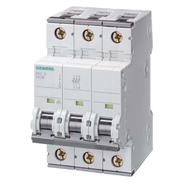 Siemens 5SY6306-7 LS-Schalter C6A,3pol,T=70,6kA