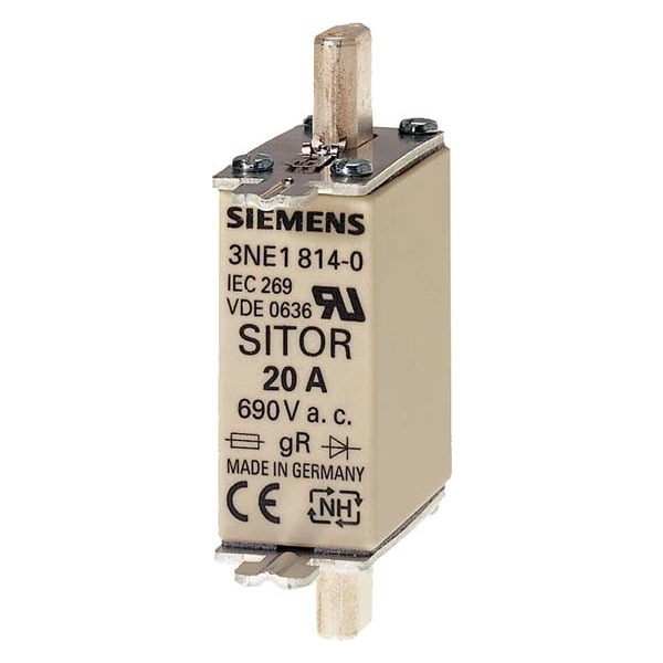 Siemens 3NE1820-0 Sitor-Sicherungseinsatz 80A 690VAC Gr.000