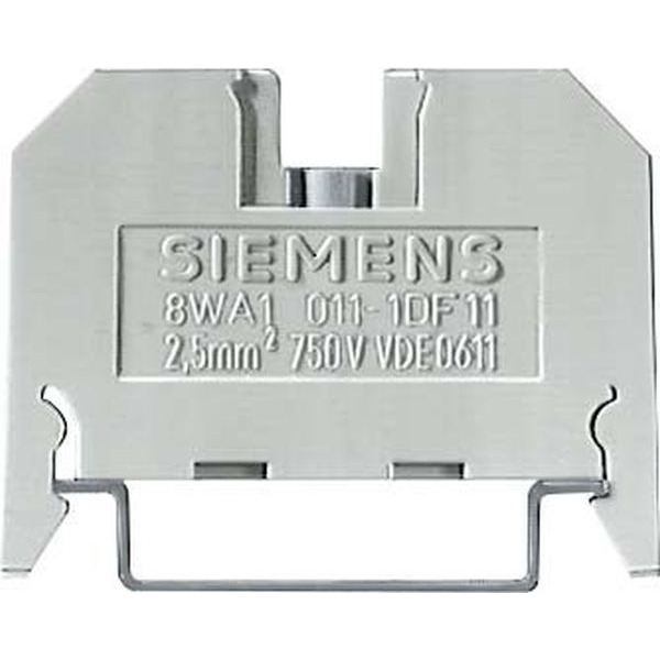 Siemens 8WA1011-1BF23 Durchgangsklemme bl 6mm Gr.2,5