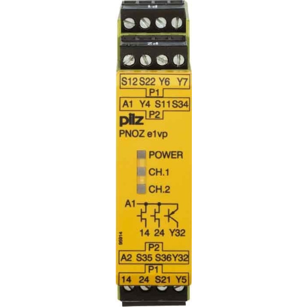 Pilz PNOZ e1vp 774131 Not-Aus-Schaltgerät 10/24VDC 1so 1so t