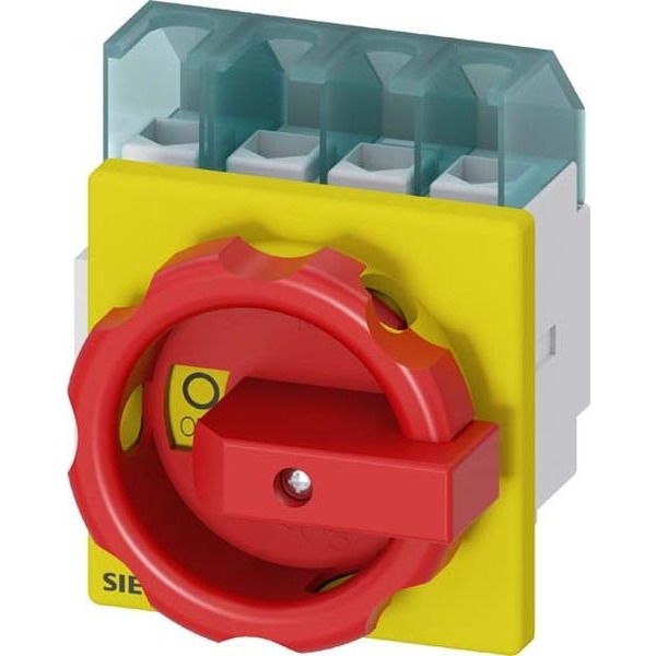 Siemens 3LD2203-1TL53 Haupt-/Not-Aus-Schalter 4p. 32A 11,5kW/400V