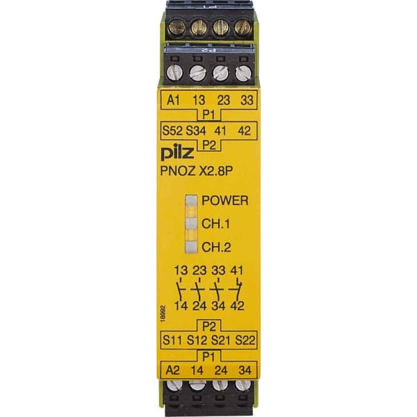 Pilz PNOZ X2.8P C 787302 Not-Aus-Schaltgerät 24-240ACDC 3n/o 1n/c