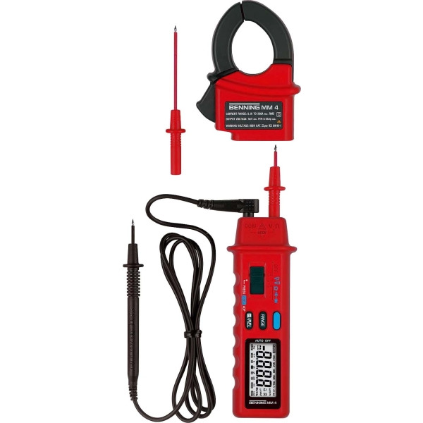 Benning MM4 Digital Multimeter mit Stromzangenaufsatz