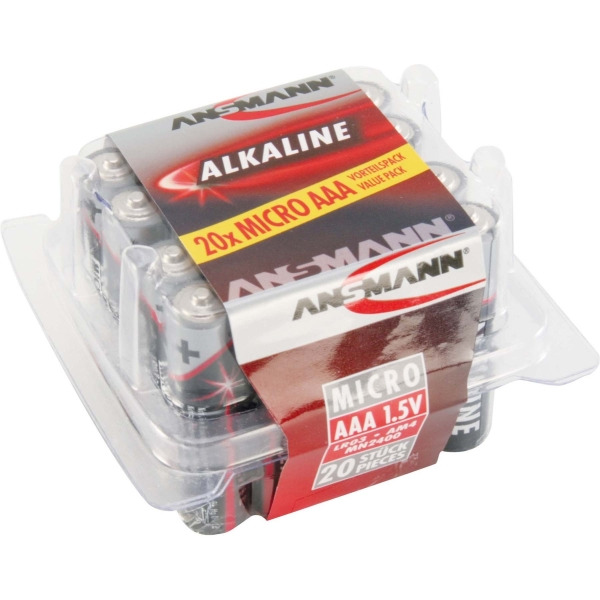 Ansmann 5015538 Batterie Micro 20er Box Batterie Micro