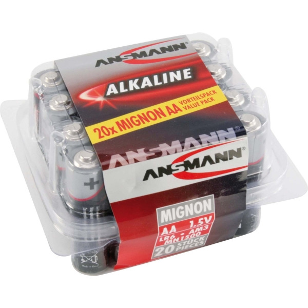 Ansmann 5015548 Batterie Mignon 20er Box Batterie Mignon