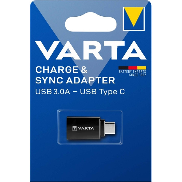 Varta 57946 Charge + Sync Adapter USB A 3.0/USB Type C