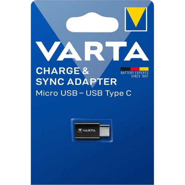 Varta 57945 Charge + Sync Adapter Micro USB/USB Type C