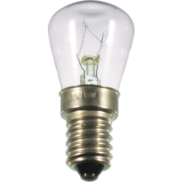 Scharnberger + Hasenbein 40098 Birnenlampe 26x57mm 12V/15W E14 klar