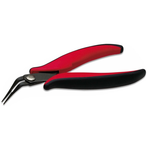 Cimco 101076 Elektronik-Spitzzange 152mm gebogen