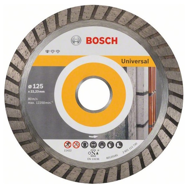 Bosch 2608602394 Diamanttrennscheibe 125x22,23mm