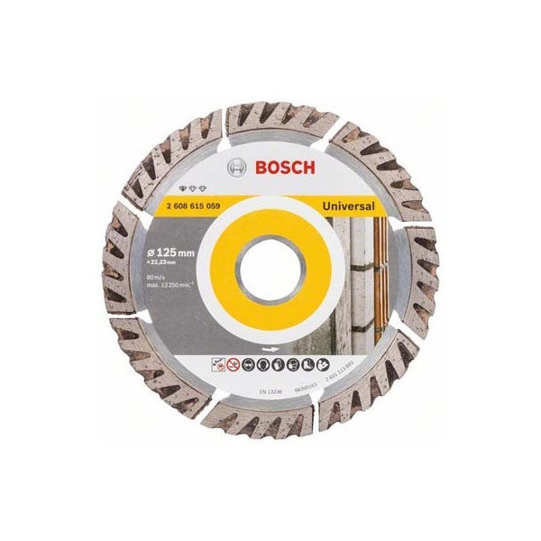 Bosch 2608615059 Diamant-Trennscheibe 125x22,23 Stnd.