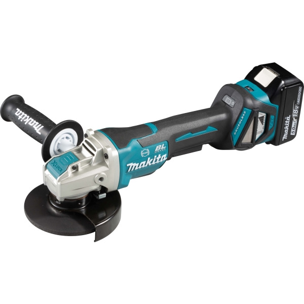 Makita DGA519RTJ Akku-Winkelschleifer 18V/5,0Ah 2Akkus+LG