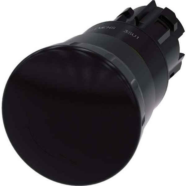 3SU1000-1HB10-0AA0 Pilzdrucktaster 22mm rund schwarz