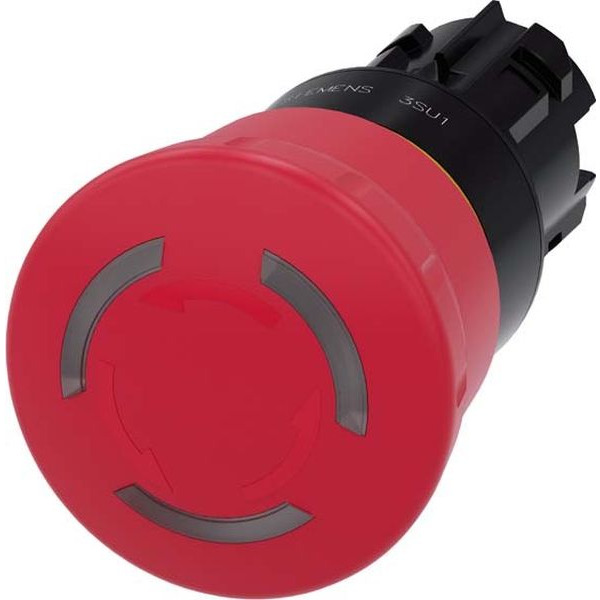 3SU1001-1HB20-0AA0 Not-Halt-Pilzdrucktaster 22mm rund rot