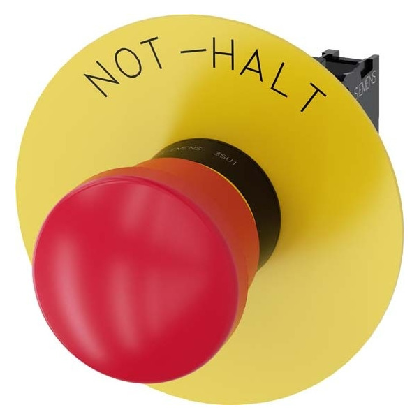 3SU1100-1HA20-1CH0 Not-Halt-Pilzdrucktaster 22mm rot 1Ö