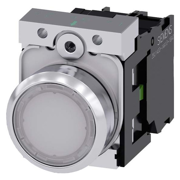 3SU1152-0AB60-1BA0 Drucktaster 22mm rund weiß
