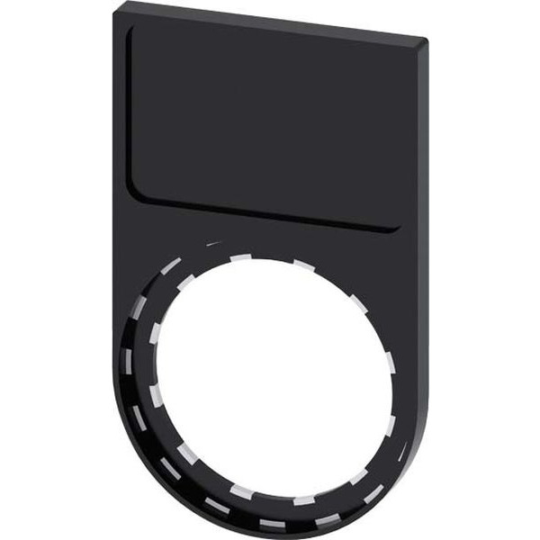 3SU1900-0AH10-0AA0 Schildträger flach schwarz 10 Stück
