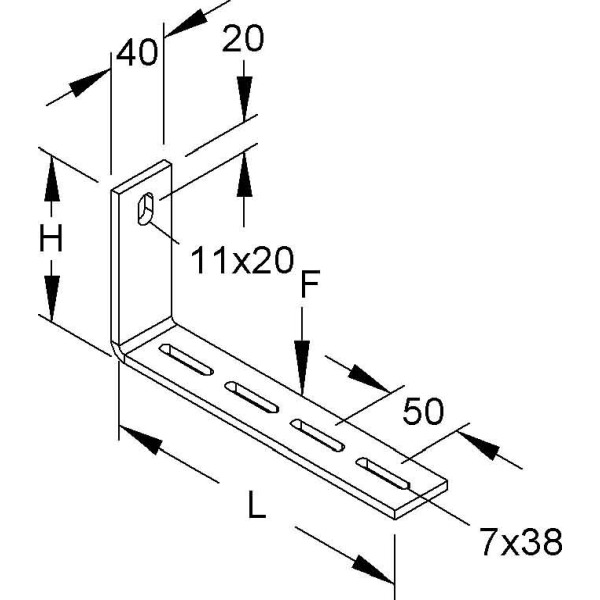 Niedax KTCL 100 Ausleger