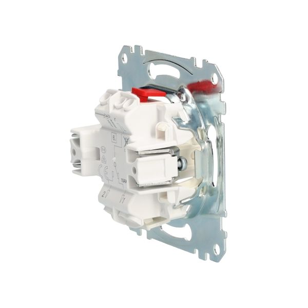 Merten Wechselschalter Einsatz | Kontrollschalter MEG3106-0000 | Mit Steckklemmen